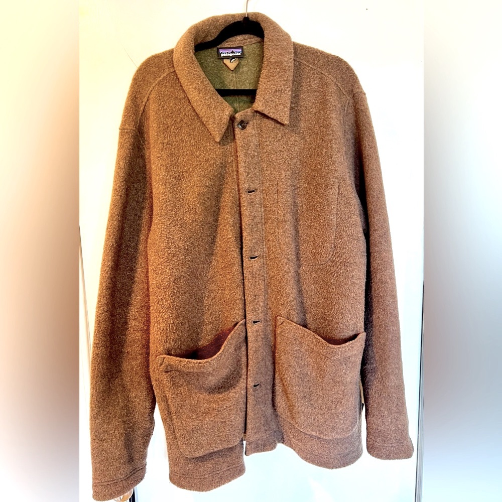 Patagonia M's Woolie Chore Coat - XXL - Owl Brown